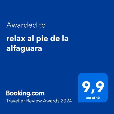 旅遊訂房 西班牙-阿爾法卡爾 relax al pie de la alfaguara - 20篇評鑑 評分:9.8