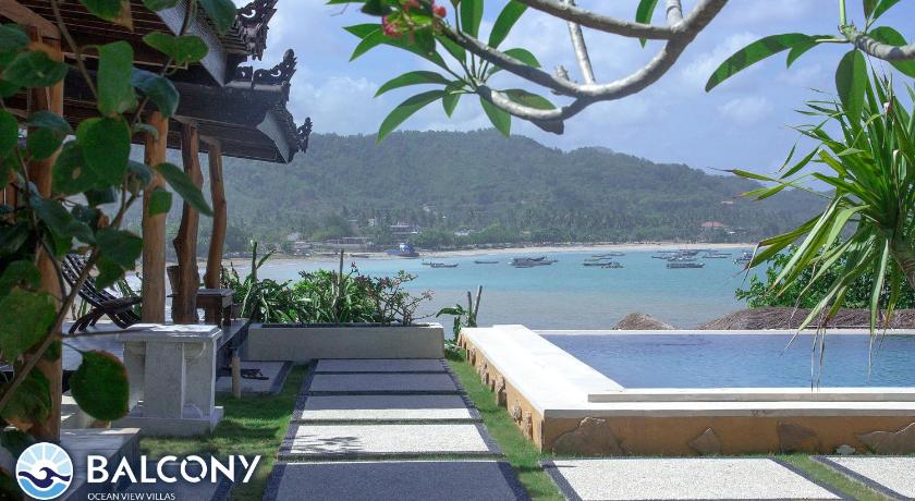 Beach balcony ocean view