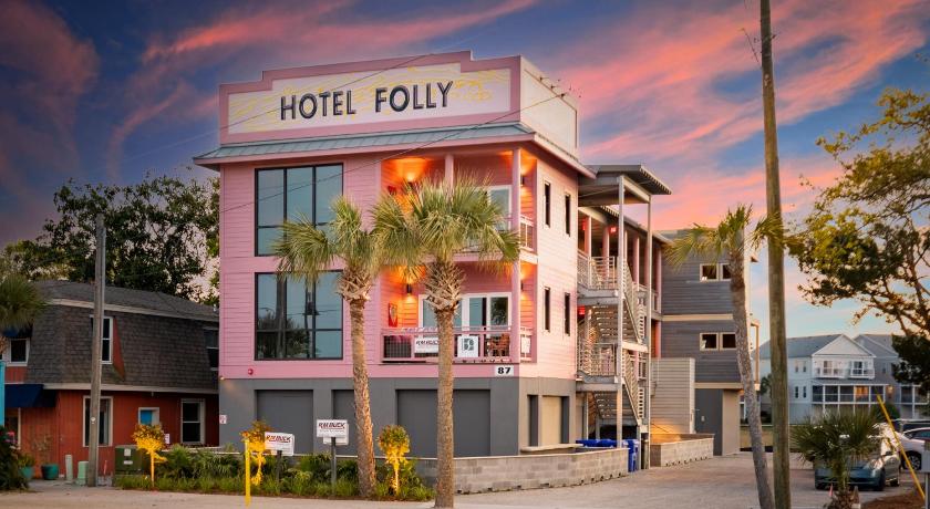 Hotel Folly with Marsh and Sunset Views