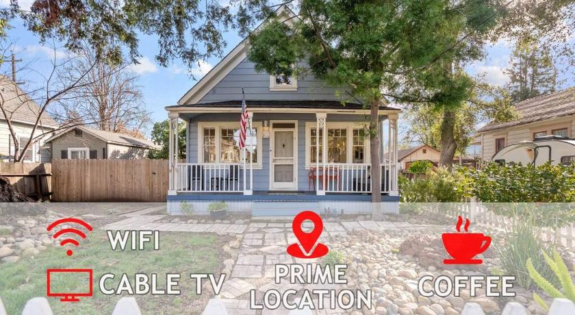 Downtown Napa HOT TUB Retreat - 3 Bed l 2 bath