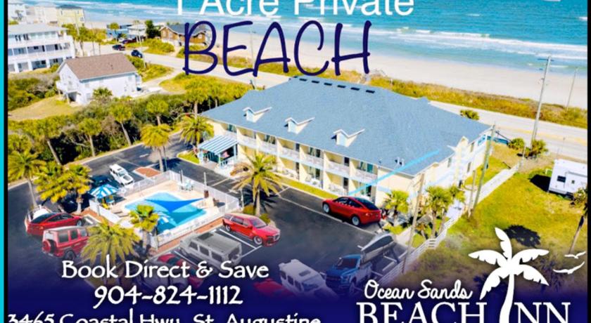 Ocean Sands Beach Boutique Inn-1 Acre Private Beach-St Augustine Historic-2 Miles-Shuttle with Downt