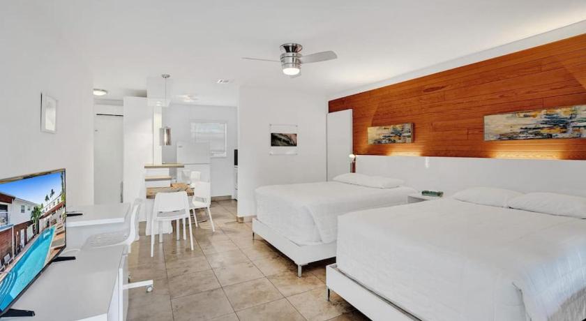 Waves Beach Town Spacious Studio Apartment For 4 People