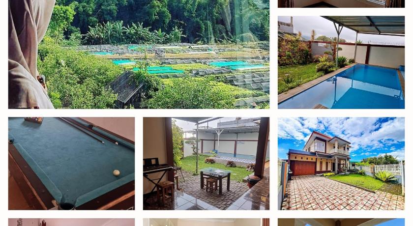REESTY VILLA KOLAM RENANG VIEW GUNUNG dekat ALUN2