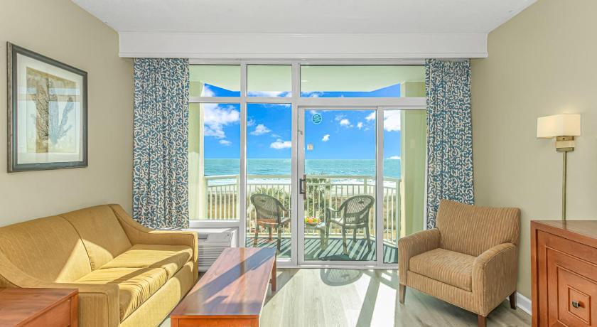 Oceanfront Studio With Indoor Waterpark! Water Slides and More! Dunes Village Resort 342