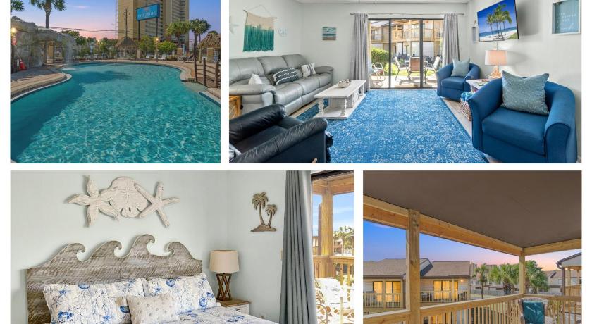 The Salty Suite Beach House- heated pool! hot tub! pet and family friendly! No elevators! Park at yo