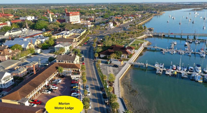 Historic Waterfront Marion Motor Lodge in downtown St Augustine