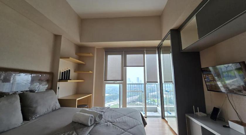 Apt Casa De Parco Studio Tema Gray With Wifi, Pool and Netflix