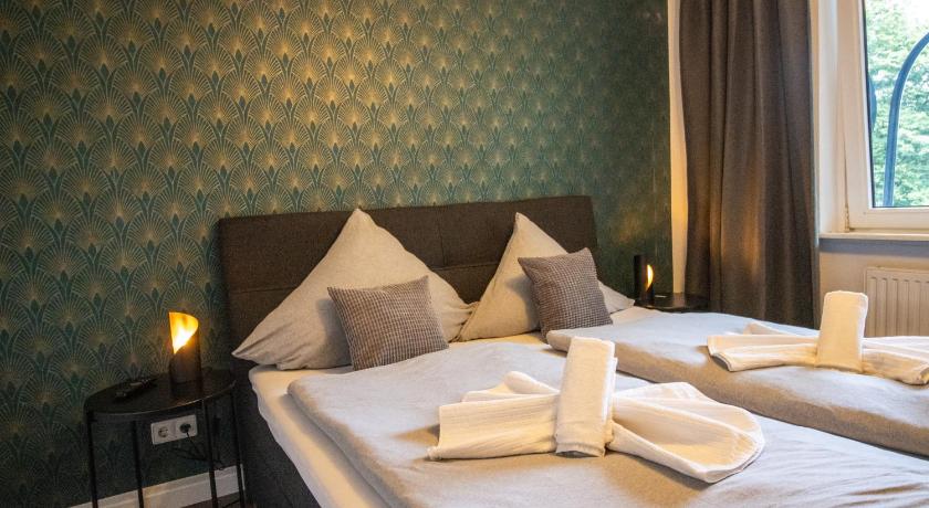 Messewohnung für 5 Gäste mit Balkon und Lift