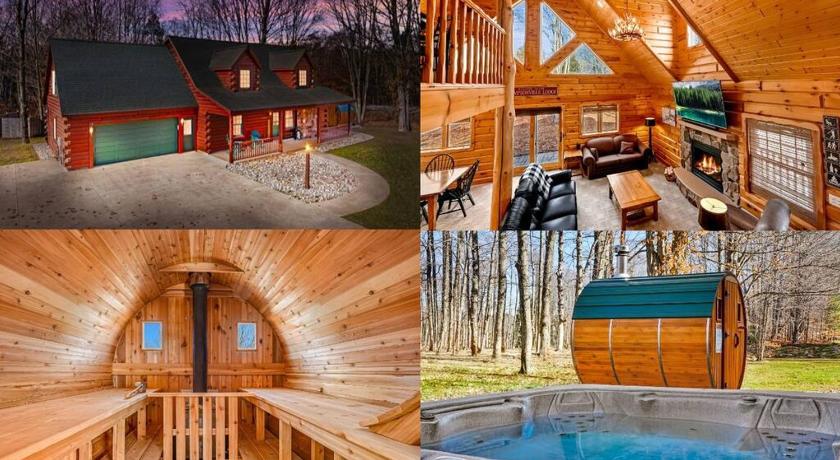 Thompsonville Lodge 3 bedroom - Hot tub - Sauna - 24hr Crystal Shuttle