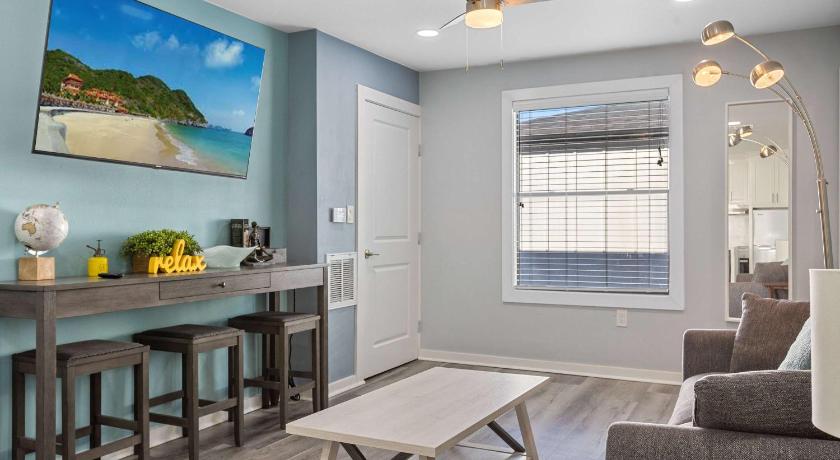 HTX Dtown Apt I Sleeps 7 Wi-Fi Parking Free Gym 이미지