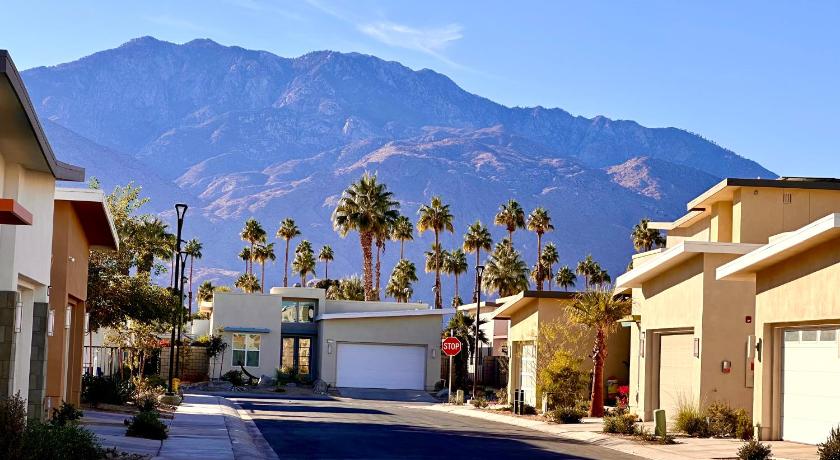 Modern Palm Springs Retreat Poolside Relaxation Scenic Views