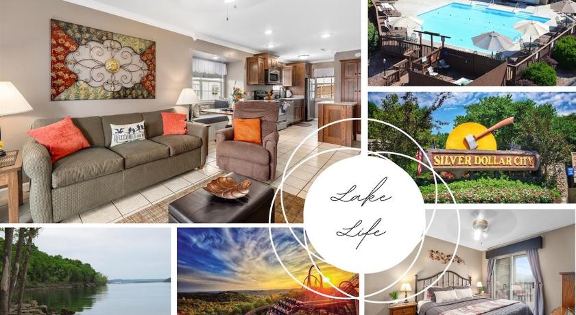 The Cove 12-4 By SDC, Big Deck, Pool, Hot Tub, By Lake , No Stairs