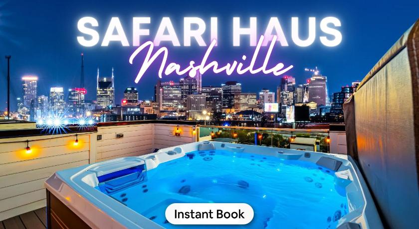 Disco Themed Hot Tub & Rooftop Decks in Nashville