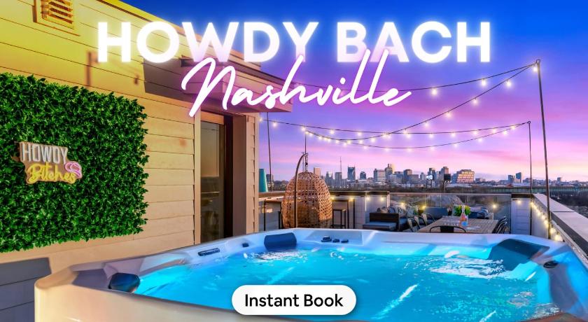 Downtown Nashville Hot Tub Game Room Karaoke