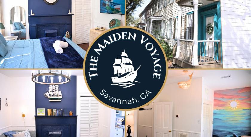 The Maiden Voyage - Themed Getaway, Steps to Forsyth, King Bed, Grill, Games, Picnic Basket