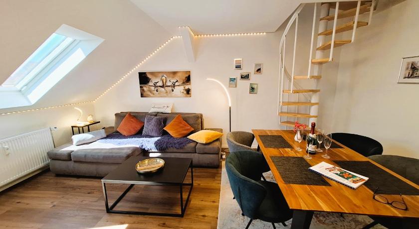 Auszeit2 Erfurt - stilvolle Dachwohnung mit Parkplatz - zentrumsnah