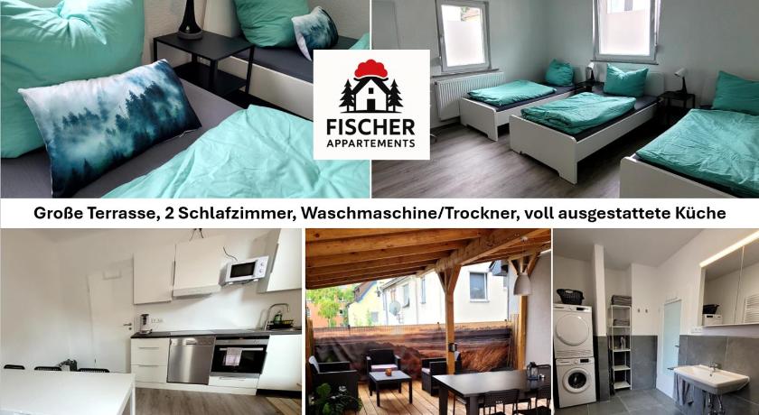 Fischer Apartment 1 - moderne Monteurs- & Ferienwohnung mit 2 Schlafzimmern - neu renoviert mit groß
