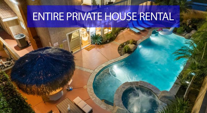 Entire Private 4-BR w Pool, Hot Tub, King Bed, Garage, Available Now