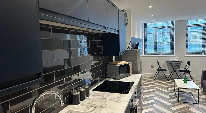 The Fortis Apartments - 1 Bed - WIFI - Videocom Entry - Close to Bus & Train Stations - Professional