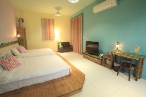 Phòng 4 Người có Sân hiên (Quadruple Room with Terrace)
