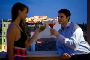 Junior Suite with Private Terrace  room in O&B Athens Boutique Hotel