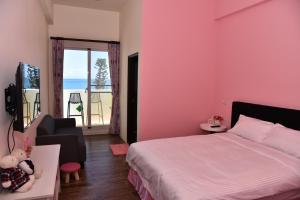 Phòng Giường Đôi có Ban công và Nhìn ra Biển (Double Room with Balcony and Sea View)
