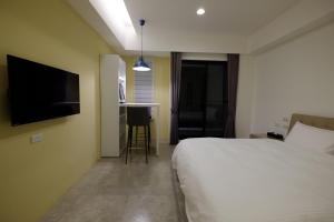Phòng Giường Đôi có Ban công và Nhìn ra Biển (Double Room with Balcony and Sea View)