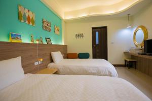 Phòng Hai Giường Đơn có Phòng Tắm (Twin Room with Bathroom)