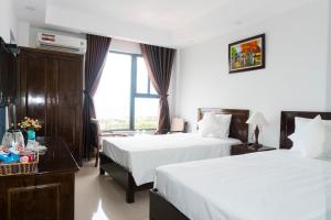 Phòng Giường Đôi/2 Giường Đơn Nhìn Ra Biển (Double or Twin Room with Sea View)