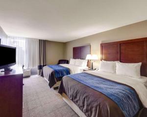 Queen Room with Two Queen Beds - Non-Smoking room in Comfort Inn & Suites Plano East