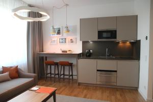 Apartment Suite with Living Area room in HighPark Berlin am Potsdamer Platz