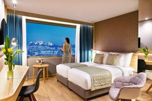 Executive Double Room with Acropolis view room in Wyndham Grand Athens