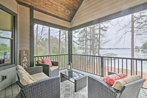 Seneca Home with Porch and Private Dock on Lake Keowee!