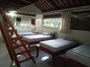 Giường Đơn Trong Phòng Ngủ Tập Thể Nữ (Single Bed in Female Dormitory Room)