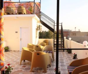 Double Room with Terrace room in Magic Golden pyramids Inn