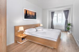 Two-Bedroom Apartment with Balcony room in DownTown Suites Belohorska