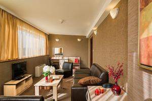Panorama Suite with King size bed with free tea/coffee making facilities room in Park Hotel Moskva