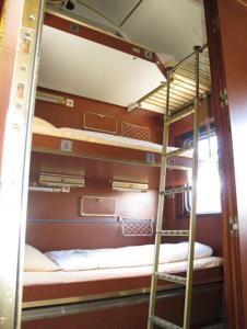 Single Bed in Compartment (6 Adults) - Female only room in Train Lodge Amsterdam