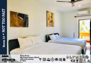 Phòng Bốn Người có Sân Hiên (Quadruple Room with Terrace)