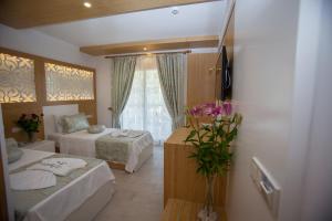 Deluxe Twin Room with Land and Side Sea View room in Hotel Aysima