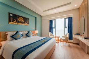 Phòng Deluxe hướng biển giường đôi (Deluxe Double Room with Sea View)