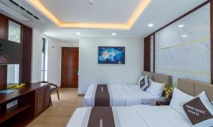 Phòng Deluxe Giường Đôi/2 Giường Đơn Nhìn Ra Biển (Deluxe Double or Twin Room with Sea View)
