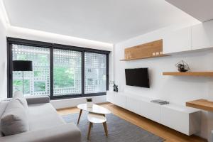 Cosy Living room in Urban Stripes Athens