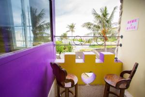 Phòng Deluxe Giường Đôi Với Ban Công và Tầm Nhìn Ra Biển (Deluxe Double Room with Balcony and Sea View)