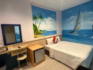 Phòng Tiêu chuẩn Giường Đôi Không có Cửa sổ (Standard Double Room No Window)