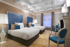 Grand Luxury Room with Double Double Beds room in Aria Hotel Budapest by Library Hotel Collection