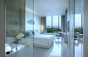 Phòng SO thoải mái hướng công viên hoặc thành phố giường đôi (SO Comfy Park or City View Double Room)