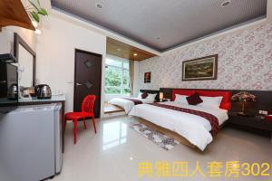Phòng 4 người Nhìn ra cảnh Núi non (Quadruple Room with Mountain View)