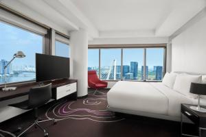 Concierge lounge access, 1 Bedroom Connecting Apartment, 1 King, City view