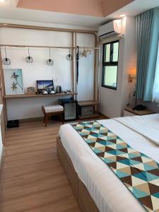 Phòng Deluxe Giường Đôi/2 Giường Đơn Nhìn Ra Biển (Deluxe Double or Twin Room with Sea View)